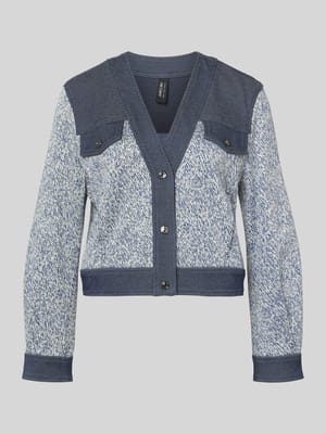 Kardigan z Mieszanka wiskozy z Dekolt w serek Shop The Look MANNEQUINE