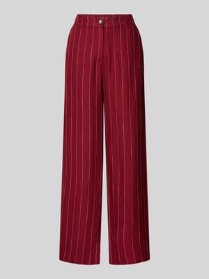 Wide Fit Leinenhose mit Viskose-Anteil Modell 'Claritte' Shop The Look MANNEQUINE
