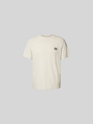 Regular Fit T-Shirt aus reiner Baumwolle Shop The Look MANNEQUINE
