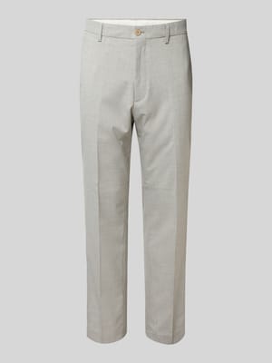 Regular Fit Anzughose aus Viskose-Mix mit feiner Webstruktur Shop The Look MANNEQUINE
