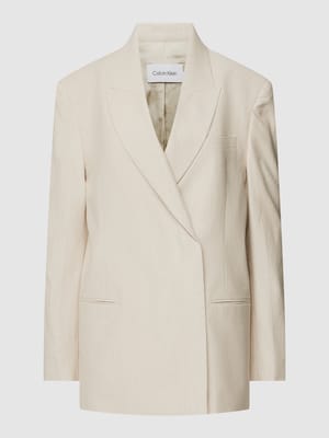 Blazer met reverskraag, model 'TAILORED' Shop The Look MANNEQUINE