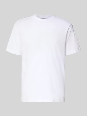 t-shirt z bawełny z okrągłym dekoltem Shop The Look MANNEQUINE