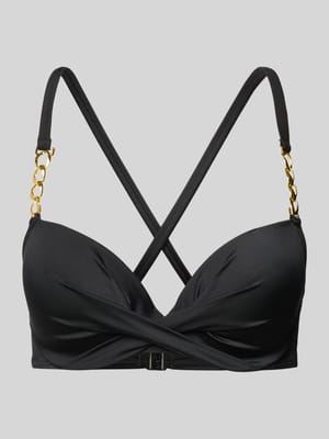 Bikinitop met knoopdetail, model 'FILAO' Shop The Look MANNEQUINE