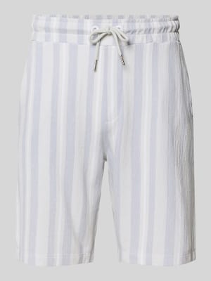 Relaxed Fit Shorts mit Strukturmuster Modell 'terry' Shop The Look MANNEQUINE
