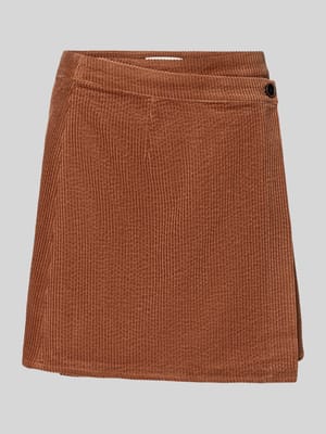Wikkelrok van corduroy, model 'cortes' Shop The Look MANNEQUINE