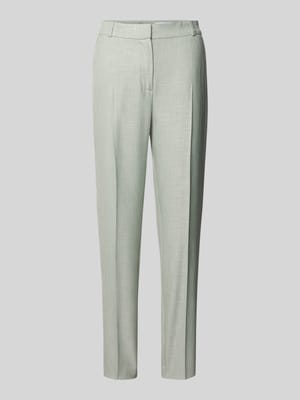 Slim Fit Stoffhose aus Viskose-Mix mit Bügelfalten Shop The Look MANNEQUINE
