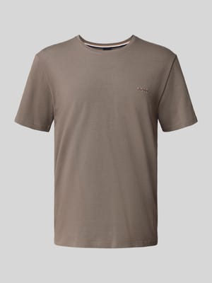 Regular Fit T-Shirt aus Baumwoll-Elasthan-Mix Shop The Look MANNEQUINE