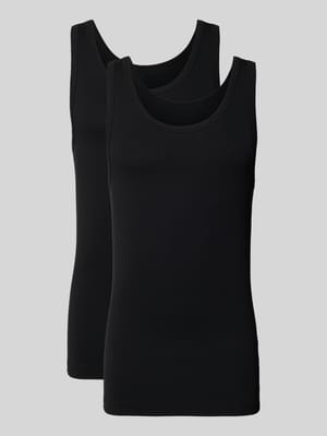 Tanktop mit Rundhalsausschnitt im 2er-Pack Shop The Look MANNEQUINE