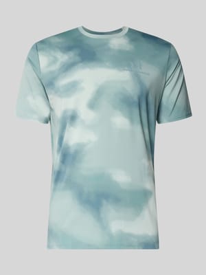 T-shirt we wzorze na całej powierzchni z logo Shop The Look MANNEQUINE