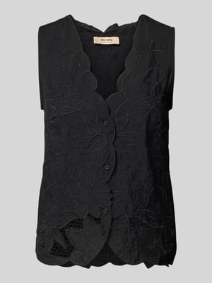 Regular Fit Blusentop mit V-Ausschnitt Modell 'Daima' Shop The Look MANNEQUINE