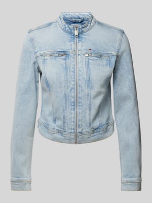 Jeansjack met ritssluiting Shop The Look MANNEQUINE