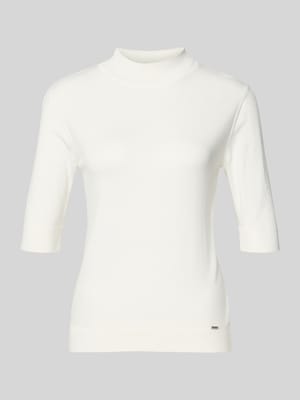 Gebreid shirt met opstaande kraag Shop The Look MANNEQUINE