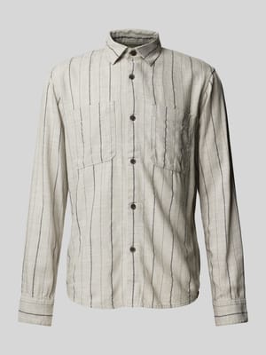Koszula casualowa o kroju relaxed fit z mieszanki wiskozy z dodatkiem lnu Shop The Look MANNEQUINE