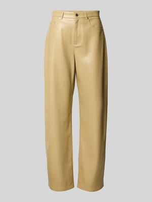 Straight Fit Hose in Leder-Optik Shop The Look MANNEQUINE