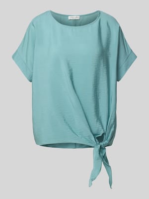 Blusenshirt mit Rundhalsausschnitt Shop The Look MANNEQUINE