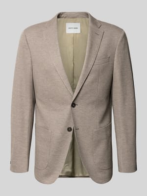 Fein strukturiertes Slim Fit 2-Knopf-Sakko Modell 'Michel' Shop The Look MANNEQUINE