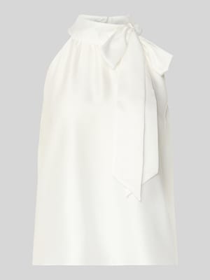 Blusentop mit Stehkragen und Schluppe Shop The Look MANNEQUINE