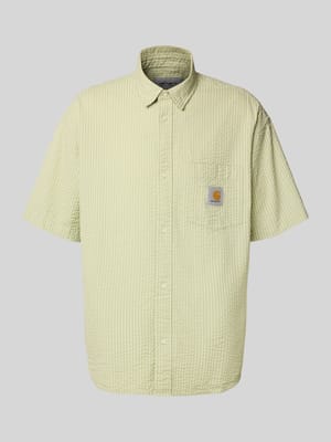 Vrijetijdsoverhemd met structuurpatroon Shop The Look MANNEQUINE