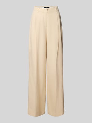 Wide Leg Bundfaltenhose mit Bügelfalten Modell 'VELIERO' Shop The Look MANNEQUINE