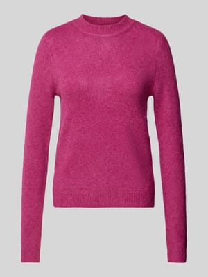 Strickpullover mit Rundhalsausschnitt Shop The Look MANNEQUINE