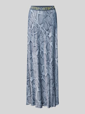 Maxirock aus reiner Viskose mit Allover-Schlangen-Print Shop The Look MANNEQUINE