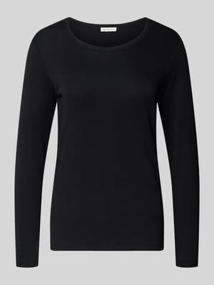 Regular fit shirt met lange mouwen van katoenmix Shop The Look MANNEQUINE