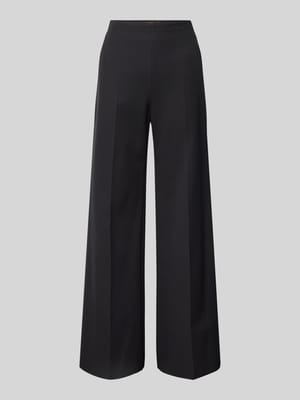 Slim fit stoffen broek met persplooien Shop The Look MANNEQUINE