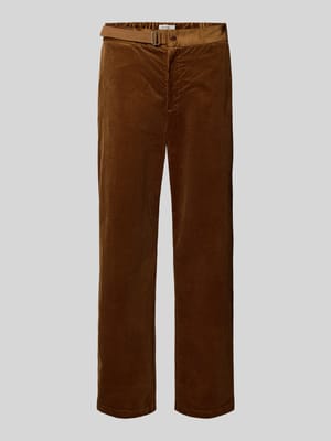Tapered Fit Cordhose mit Gürtel Shop The Look MANNEQUINE