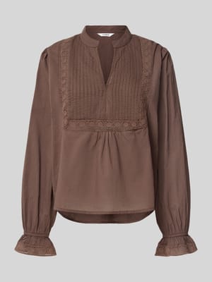 Bluse mit Häkelspitze Modell 'Tamya' Shop The Look MANNEQUINE