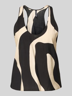 Blusentop aus Viskose-Mix Modell 'NIKITA' Shop The Look MANNEQUINE