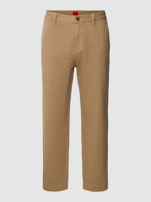 Spodnie materiałowe z wpuszczanymi kieszeniami w stylu francuskim model ‘Zeebo’ Shop The Look MANNEQUINE