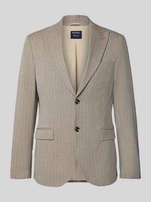 Slim fit 2-knoops colbert met klepzakken Shop The Look MANNEQUINE