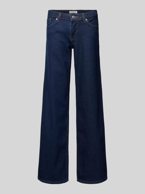 Wide leg jeans van katoenmix model 'JUDY' Shop The Look MANNEQUINE