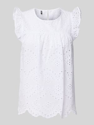 Loose Fit Blusentop aus reiner Baumwolle Modell 'VILDE' Shop The Look MANNEQUINE