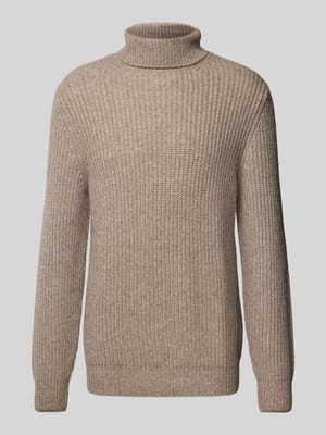 Strickpullover mit Rollkragen Modell 'ROLLI' Shop The Look MANNEQUINE