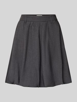 Minirock in Ballonform mit gelegten Falten Shop The Look MANNEQUINE