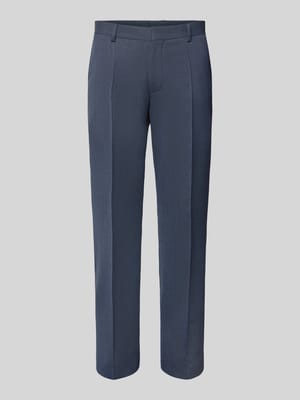 Regular fit pantalon met persplooien, model 'Lenon' Shop The Look MANNEQUINE
