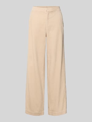 Spodnie sztruksowe z elastycznym pasem model ‘Picana’ Shop The Look MANNEQUINE