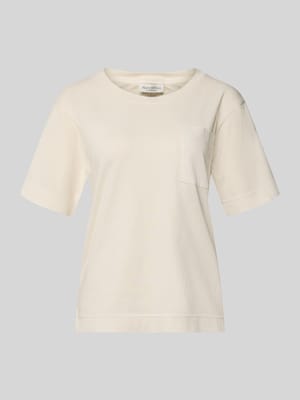 Koszulka o kroju regular fit z dzianiny z czystej bawełny Shop The Look MANNEQUINE
