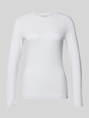 Slim fit shirt met lange mouwen van lyocellmix Shop The Look MANNEQUINE