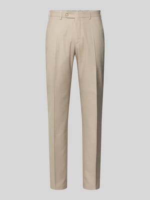 Moden Fit Anzughose mit Bügelfalten Modell 'Sergio' Shop The Look MANNEQUINE