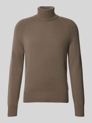 Strickpullover mit Rollkragen Modell 'ELOGICO' Shop The Look MANNEQUINE