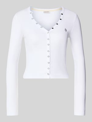 Slim Fit Longsleeve aus Baumwoll-Mix Shop The Look MANNEQUINE