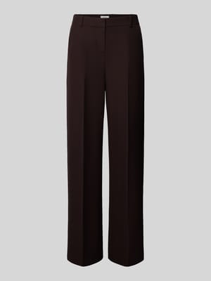 Wide leg stoffen broek met persplooien model 'DANTA' Shop The Look MANNEQUINE