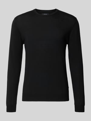 Strickpullover mit gerippten Abschlüssen Modell 'Margrate' Shop The Look MANNEQUINE