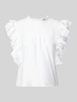 Blusenshirt mit Volantärmel Shop The Look MANNEQUINE