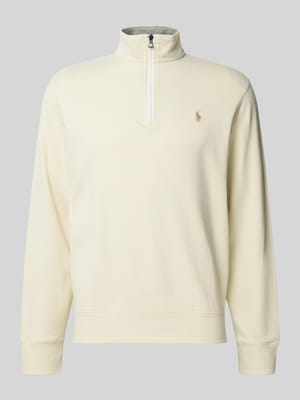 Sweatshirt met labelstitching Shop The Look MANNEQUINE