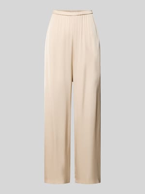 wide fit broek met elastische band Shop The Look MANNEQUINE