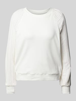 Longsleeve mit Strukturmuster Shop The Look MANNEQUINE