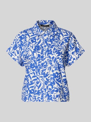 Bluse aus Leinen-Mix mit Eingrifftaschen Shop The Look MANNEQUINE